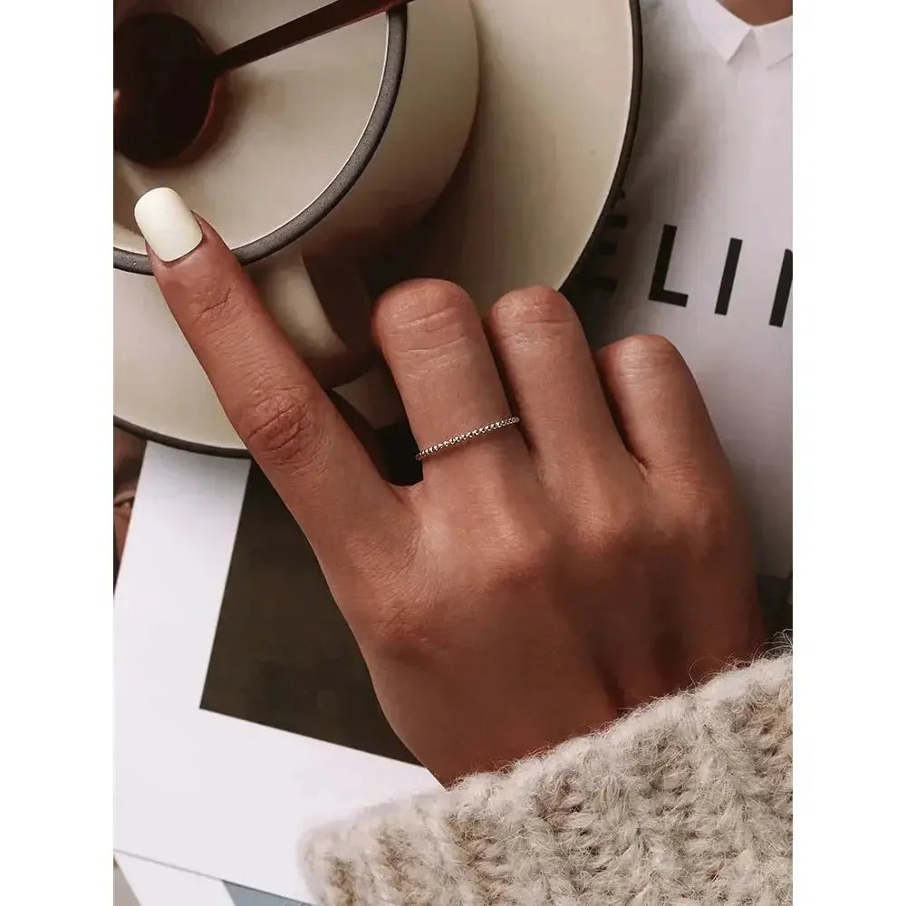 925 Sterling Silver Braided Texture Twisted Eternity Band Stackable Rings - Fine Jewelry Itz Luxury