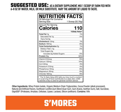 Axe & Sledge Farm Fed Whey Isolate Protein Powder BulkBully Supplements