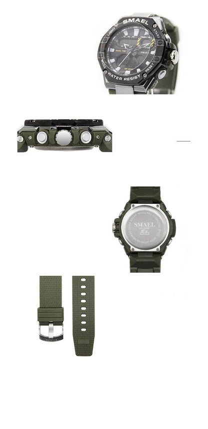 Digital Alloy Electronic Watch Men DigestWell Co.