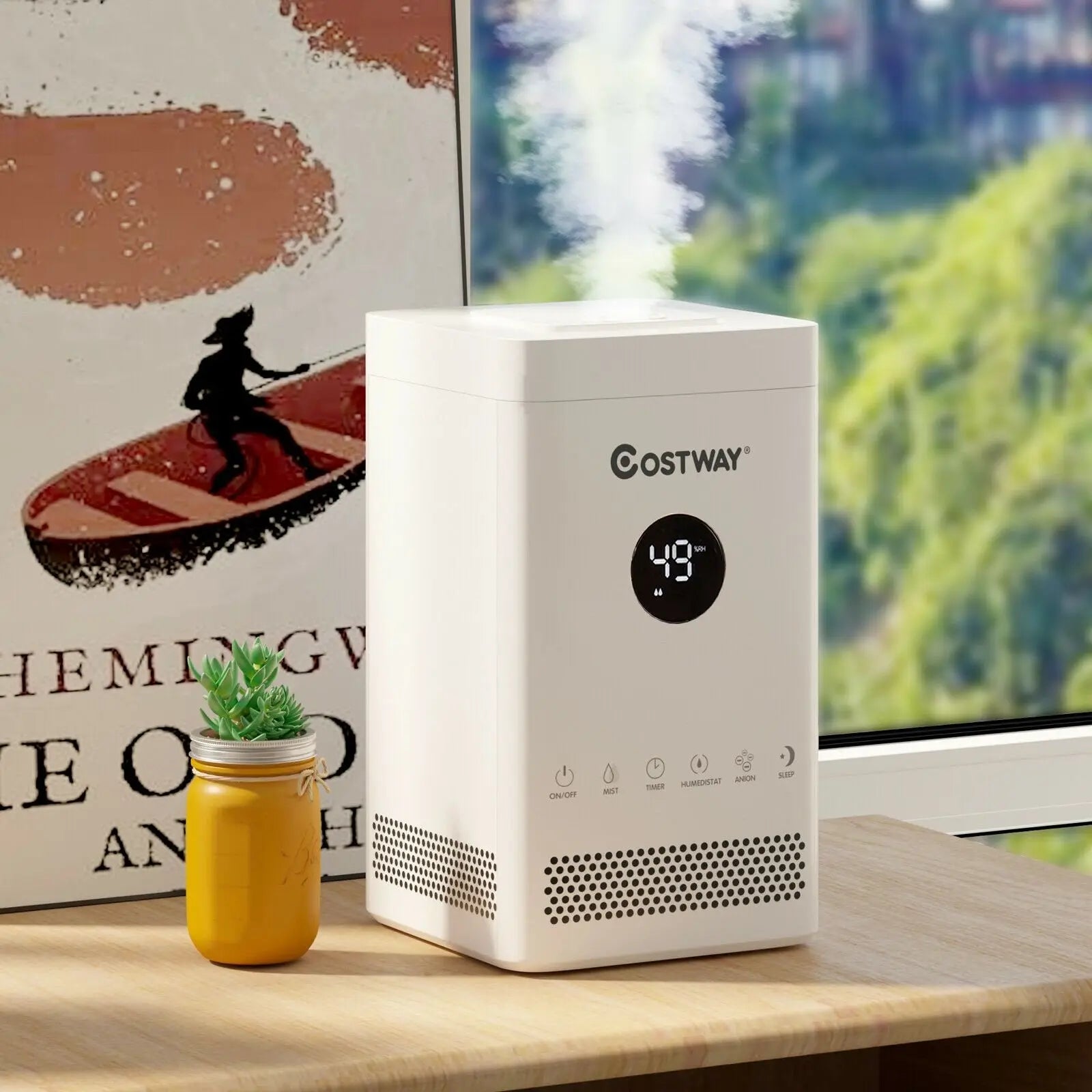 3.5L Quiet Top Fill Air Humidifier with Multiple Mode Direct by Wilsons Home Store