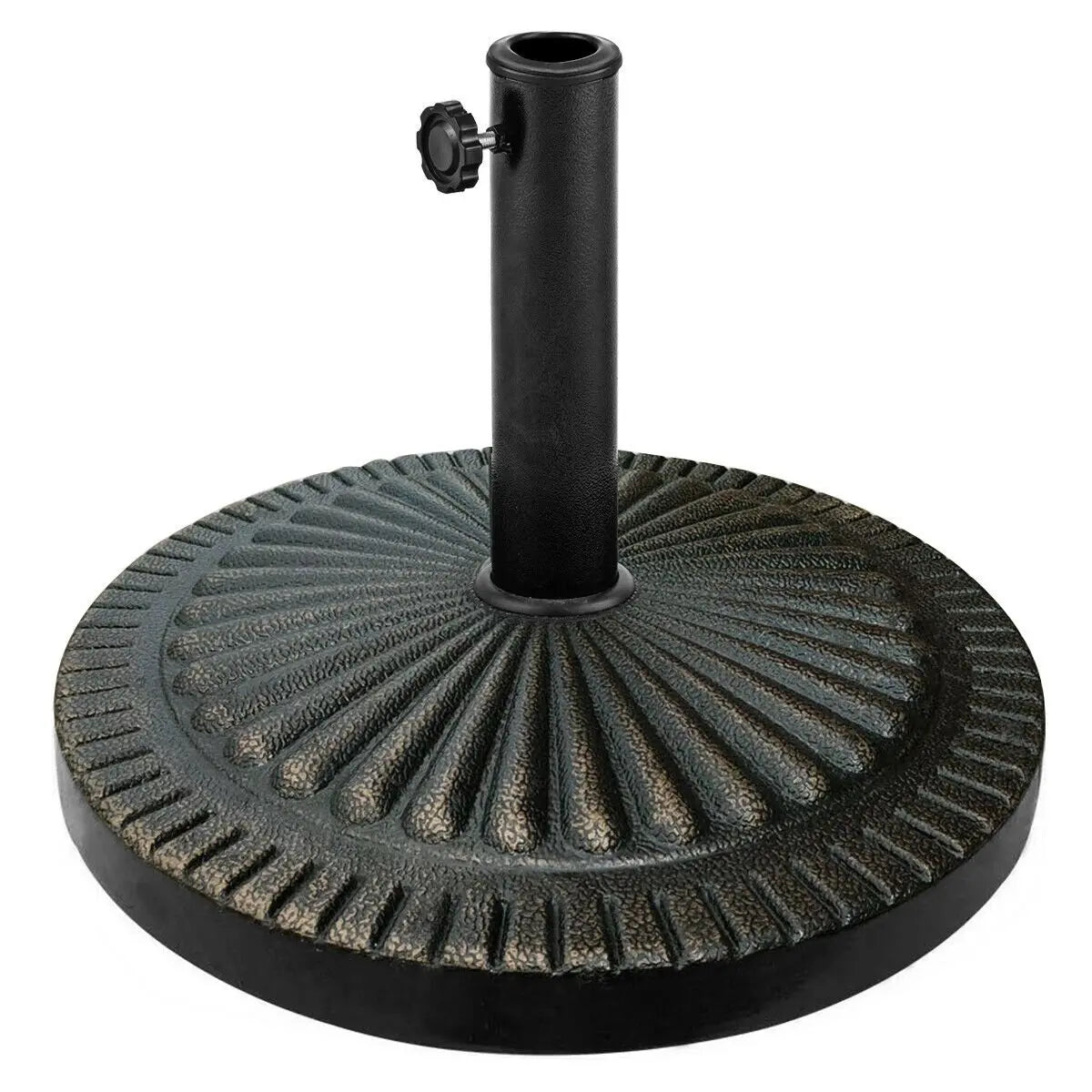 31.5 lbs Market Heavy-Duty Outdoor Stand Bronze Umbrella Base Direct by Wilsons Home Store