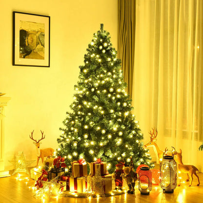 7.5 Feet PVC Artificial Christmas Tree with LED Lights-7.5 ft Direct by Wilsons Home Store