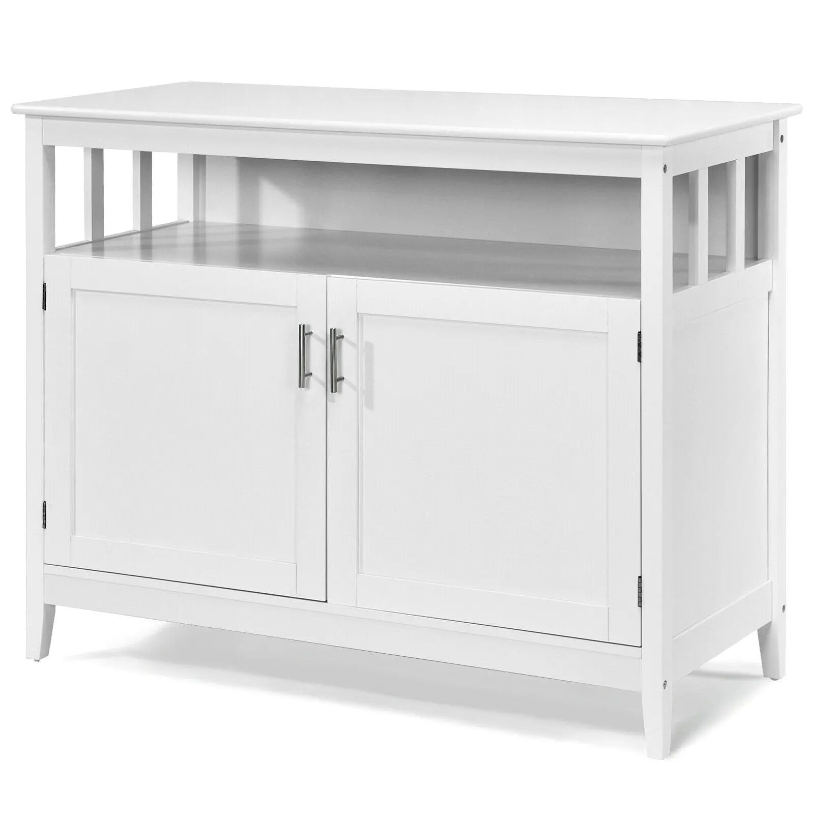 Modern Practical Wooden Kitchen Lockers with Large Storage Space-Black Direct by Wilsons Home Store