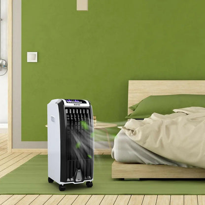 Portable Evaporative Air Cooler with 3 Wind Modes and Timer for Home Office Direct by Wilsons Home Store