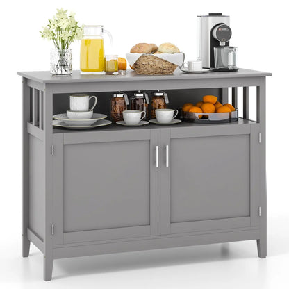 Modern Practical Wooden Kitchen Lockers with Large Storage Space-Black Direct by Wilsons Home Store