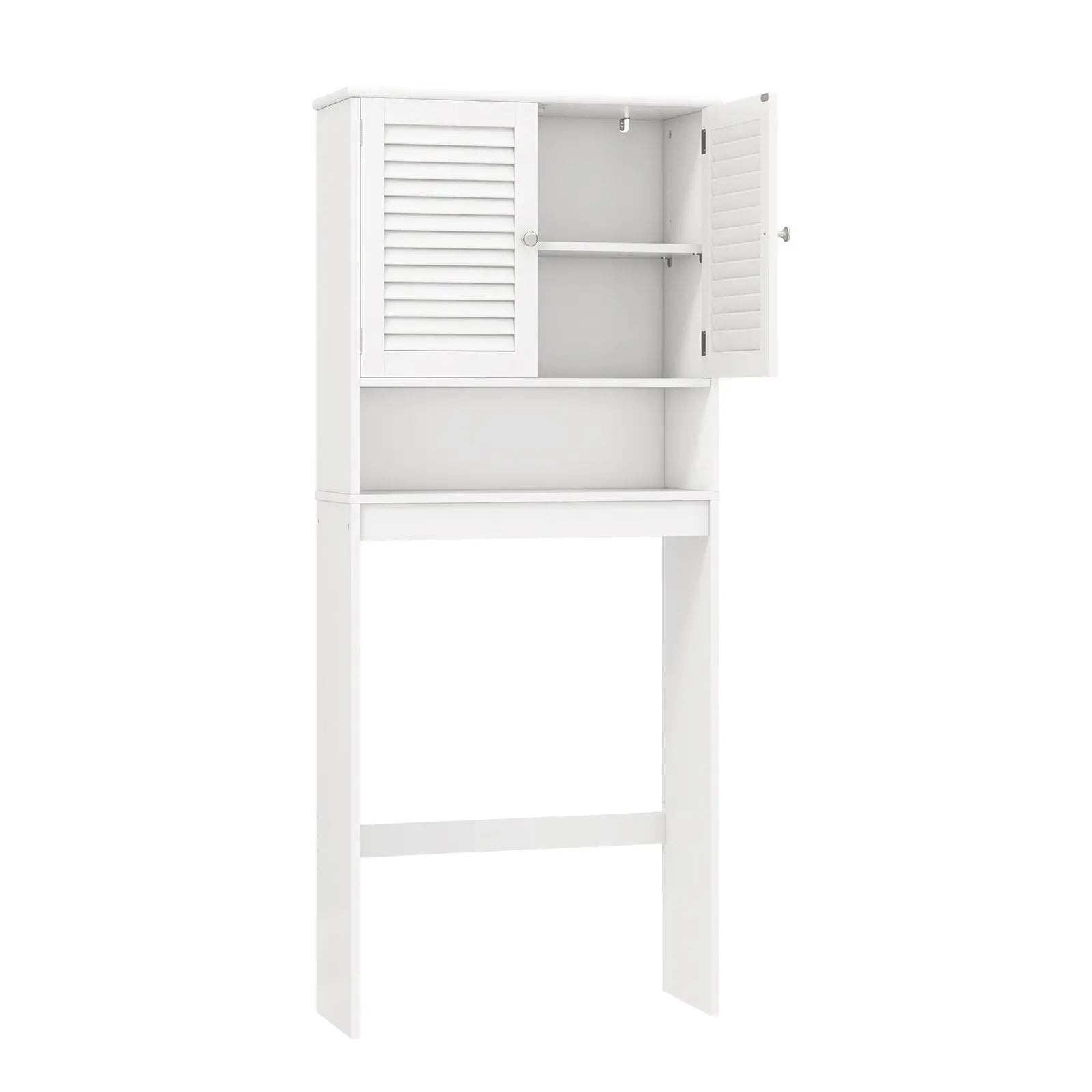 Over The Toilet Storage Cabinet with Double Doors and Adjustable Shelf Direct by Wilsons Home Store