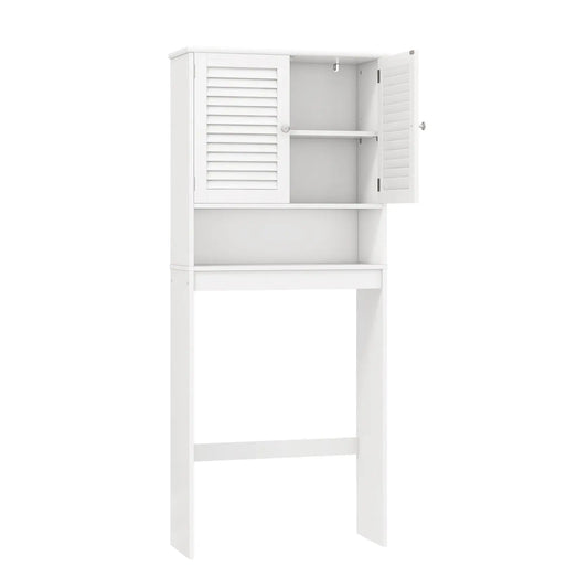 Over The Toilet Storage Cabinet with Double Doors and Adjustable Shelf Direct by Wilsons Home Store