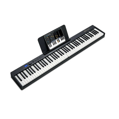 88-Key Foldable Digital Piano with MIDI and Wireless BT-Black Direct by Wilsons Home Store