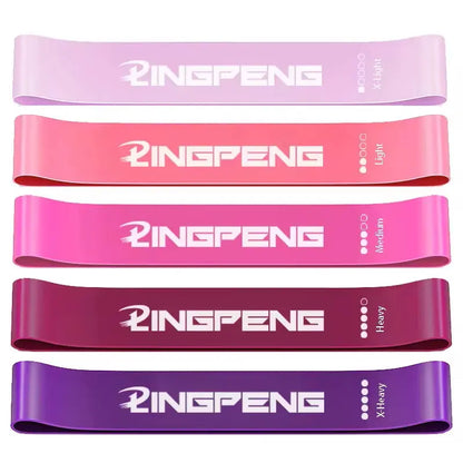 Different Resistance Bands Yoga Band Fitness Exercise Training Hip Tension Band Leg Squat Dance Elastic Loop Stretch Band