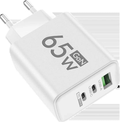 Gan 65W USB Type C PD Fast Charging Wall Charger Adapter for Iphone 15 14 Pro Max Xiaomi Samsung Oneplus POCO Quick Charger 3.0
