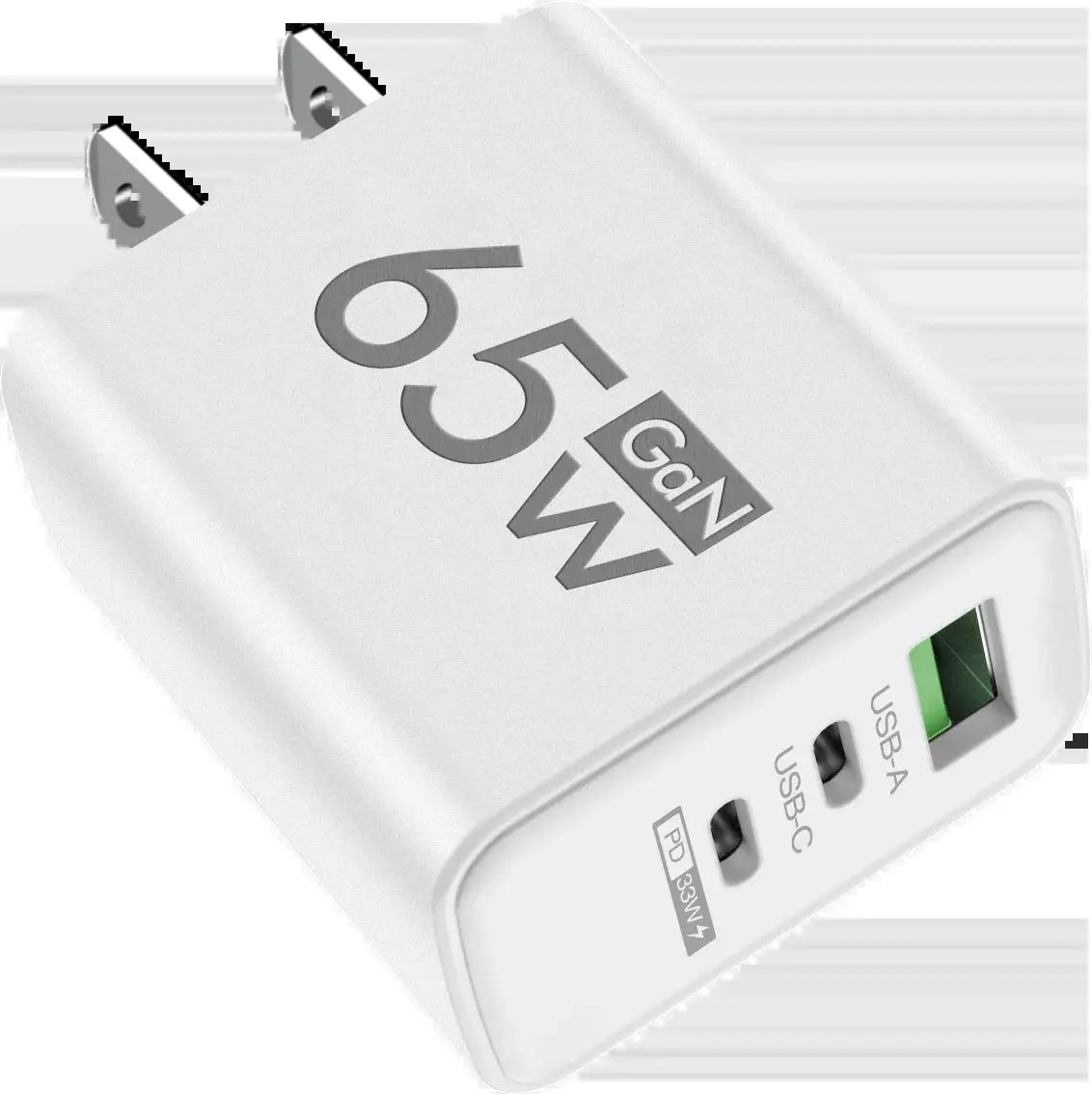 Gan 65W USB Type C PD Fast Charging Wall Charger Adapter for Iphone 15 14 Pro Max Xiaomi Samsung Oneplus POCO Quick Charger 3.0
