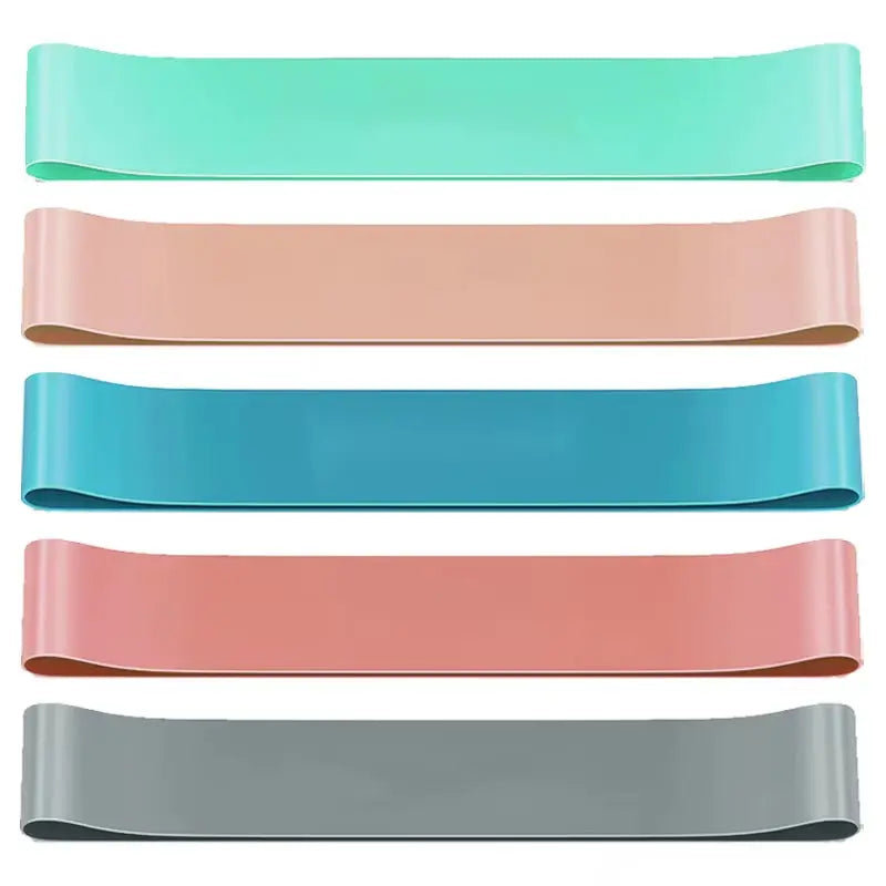Different Resistance Bands Yoga Band Fitness Exercise Training Hip Tension Band Leg Squat Dance Elastic Loop Stretch Band