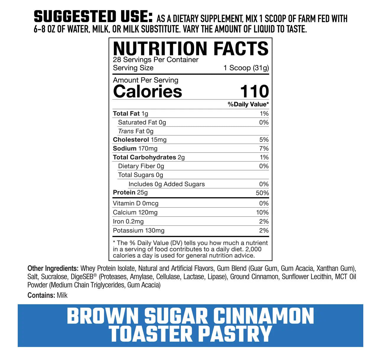 Axe & Sledge Farm Fed Whey Isolate Protein Powder BulkBully Supplements