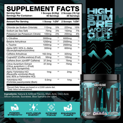 Axe & Sledge HWMF Pre-Workout BulkBully Supplements