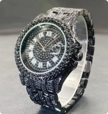 Men's Quartz Watch Full Diamond High End DigestWell Co.