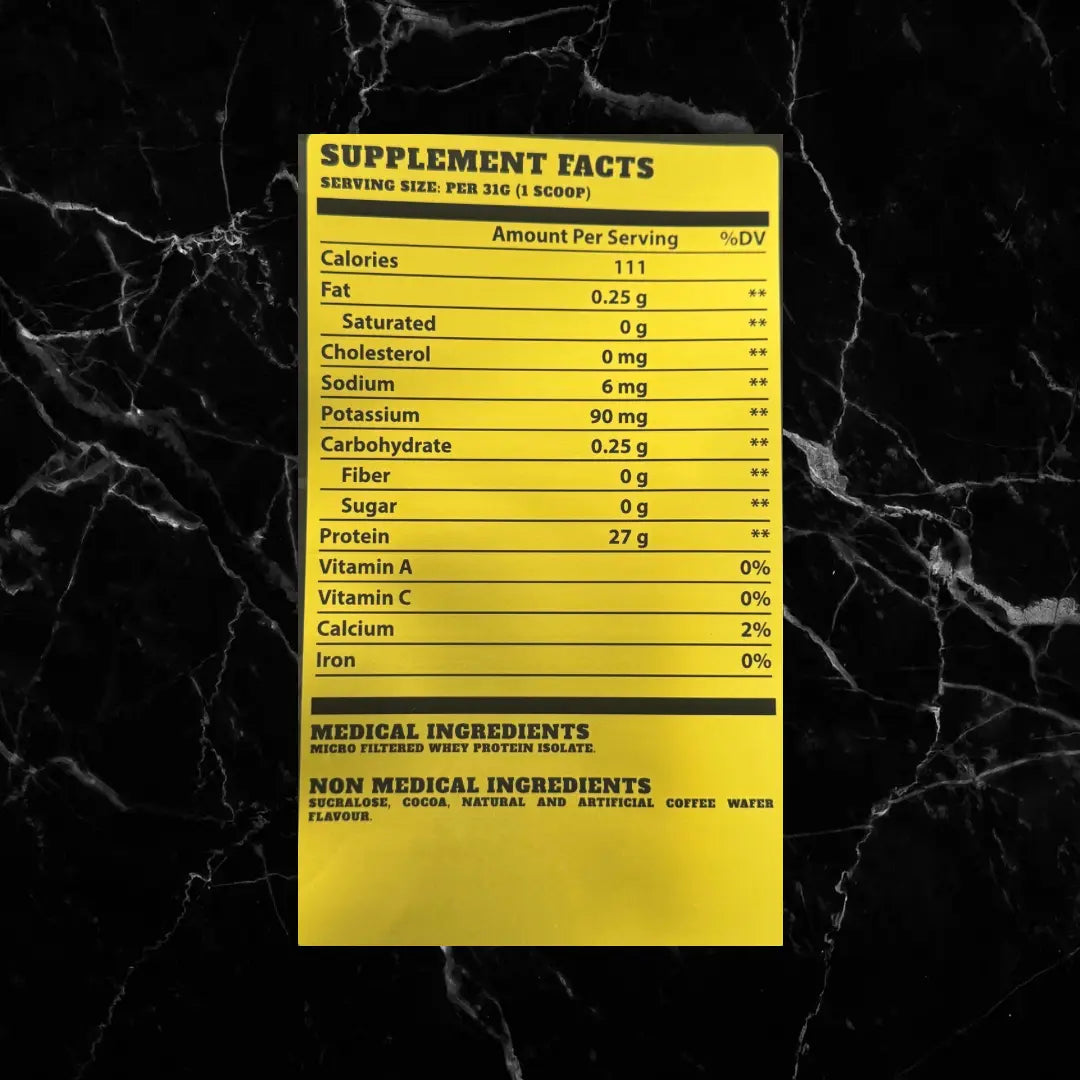 BulkBully Isolate Protein Powder - Coffee Crispy BulkBully Supplements