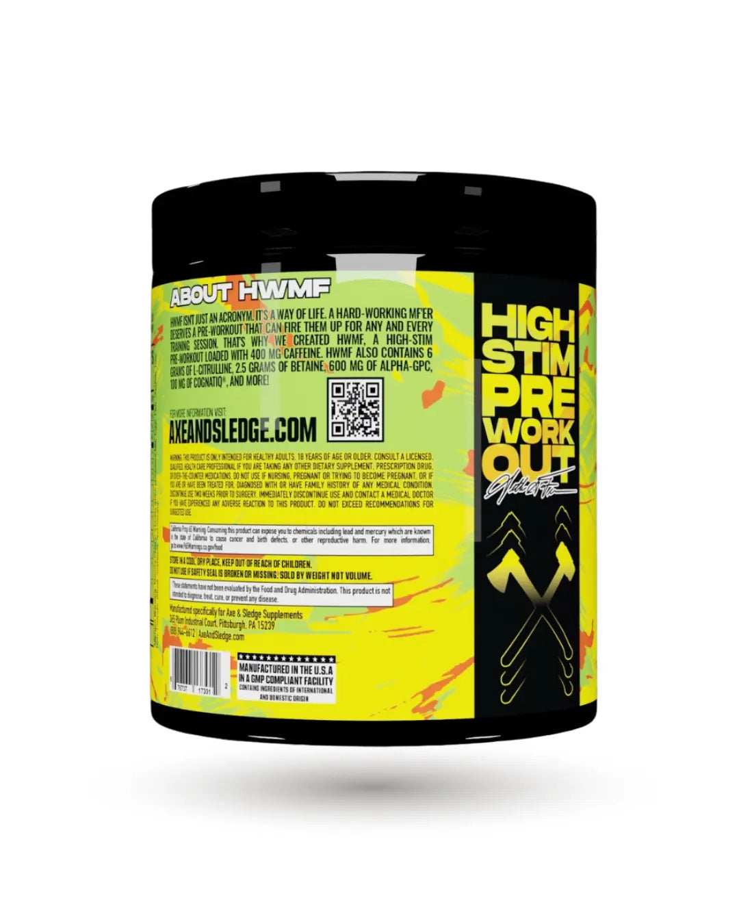 Axe & Sledge HWMF Pre-Workout BulkBully Supplements
