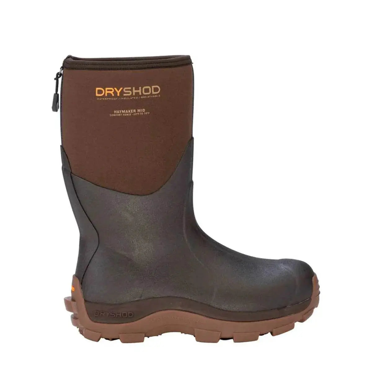 Dryshod Men's Haymaker Mid Brown Uncle Mike's Outdoors and More!