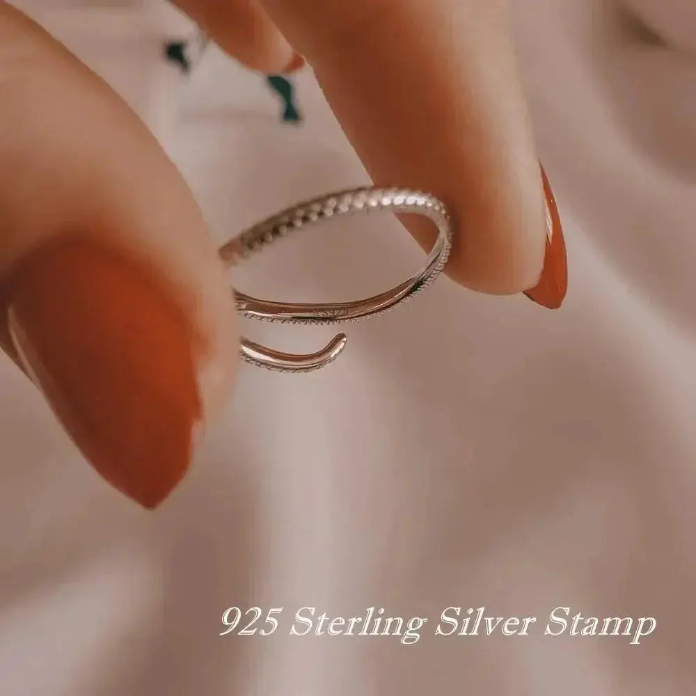 925 Sterling Silver Adjustable Snake Ring With Green Zircon - Fashion Jewelry In 4 Colors Itz Luxury