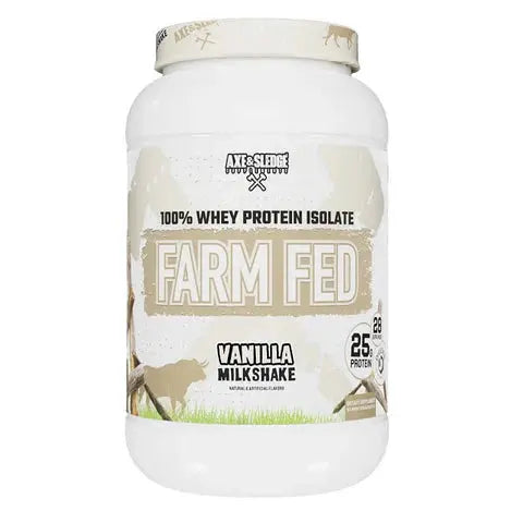 Axe & Sledge Farm Fed Whey Isolate Protein Powder BulkBully Supplements
