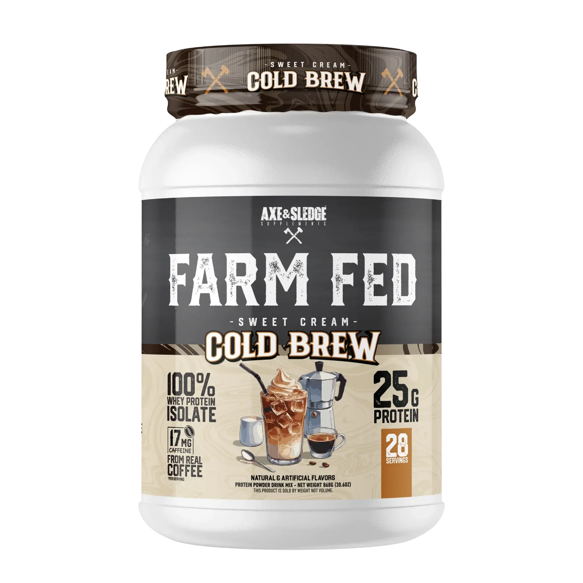 Axe & Sledge Farm Fed Whey Isolate Protein Powder BulkBully Supplements
