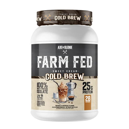 Axe & Sledge Farm Fed Whey Isolate Protein Powder BulkBully Supplements
