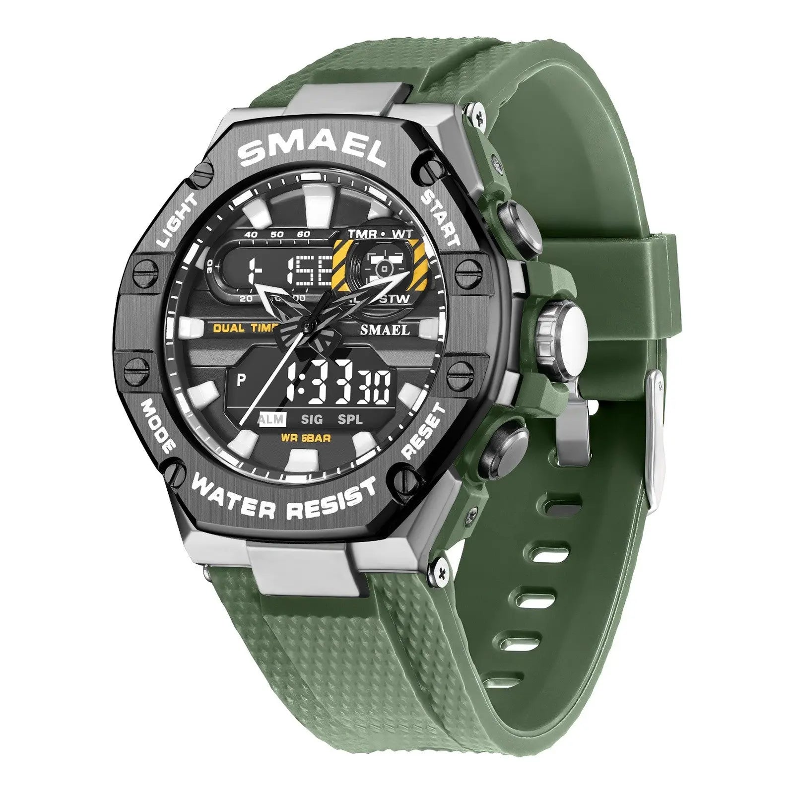 Digital Alloy Electronic Watch Men DigestWell Co.