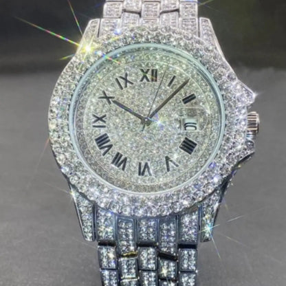 Men's Quartz Watch Full Diamond High End DigestWell Co.