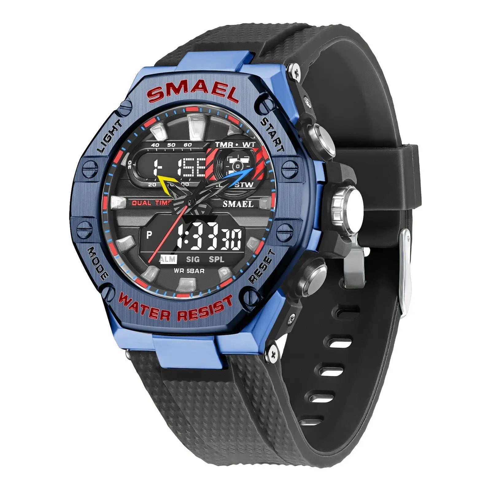 Digital Alloy Electronic Watch Men DigestWell Co.