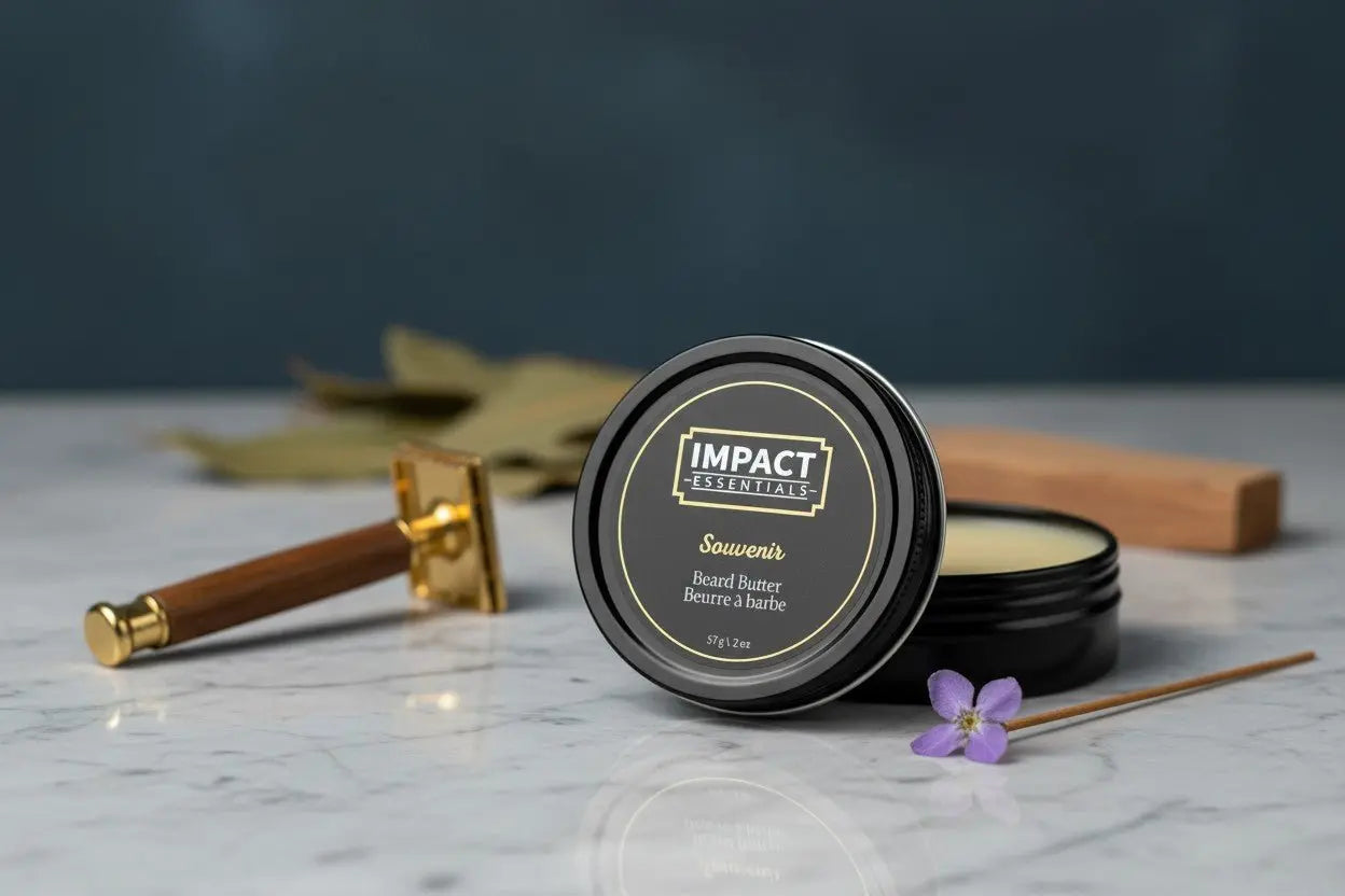 Souvenir Beard Butter | Bay Rum & Sandalwood Impact Essentials