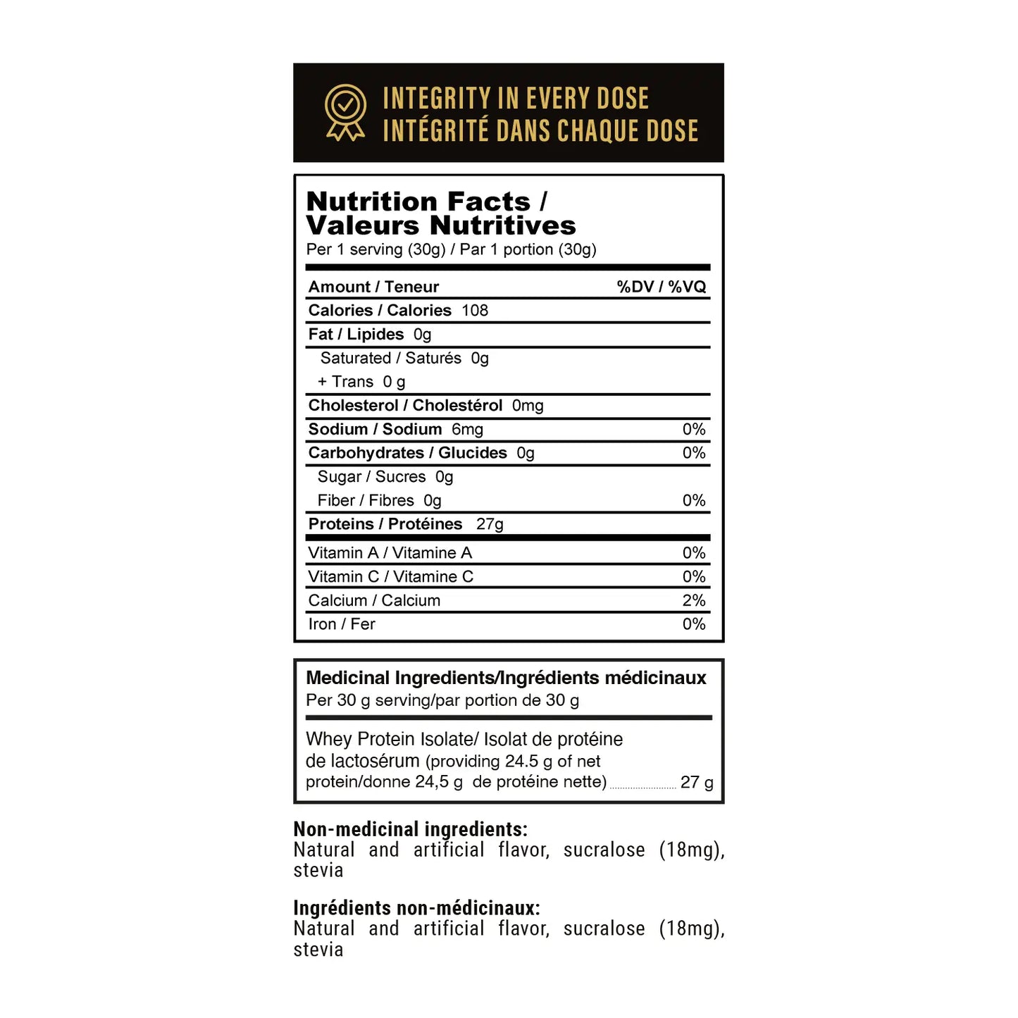 ISO Protein Eternal Warrior Supplements