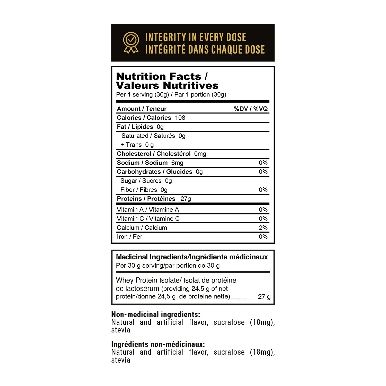 ISO Protein Eternal Warrior Supplements