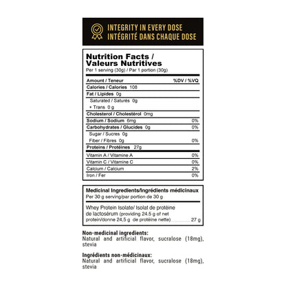ISO Protein Eternal Warrior Supplements