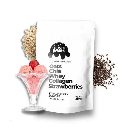 High Protein Oatmeal - Strawberry Sundae AgriTech North