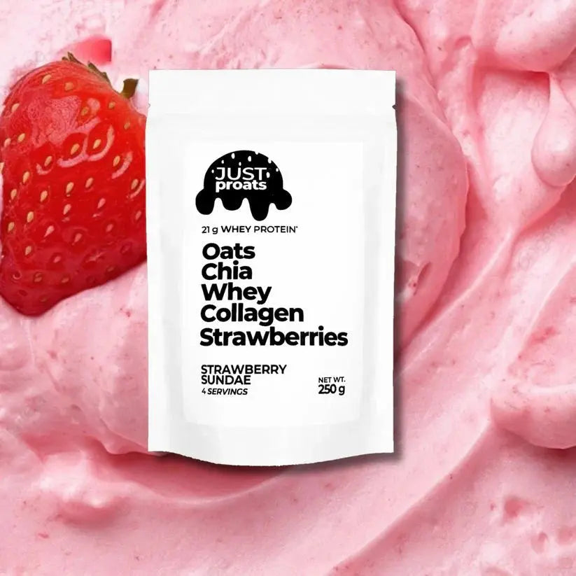High Protein Oatmeal - Strawberry Sundae AgriTech North