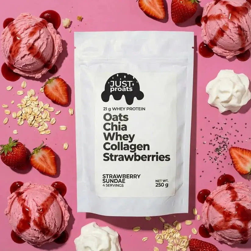 High Protein Oatmeal - Strawberry Sundae AgriTech North