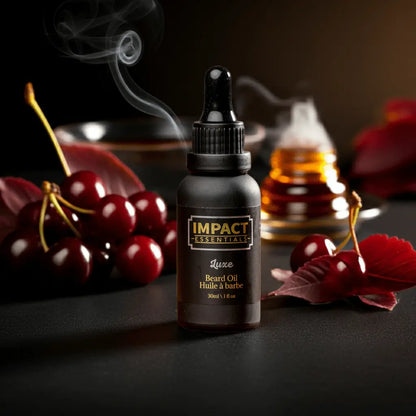 Luxe Beard Oil | Cherry Tobacco & Cedar Impact Essentials