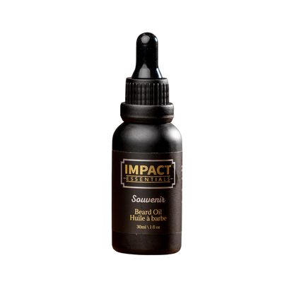 Souvenir Beard Oil | Bay Rum & Sandalwood Impact Essentials